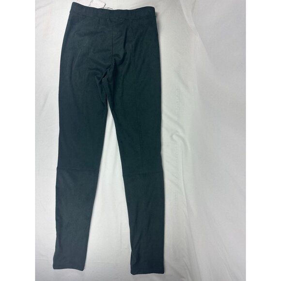 NWT  Max Mara Leisure Green Faux Suede Pull On Pant Size Small - Picture 2 of 9
